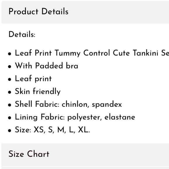 NWT Tankini Set - Picture 4 of 5